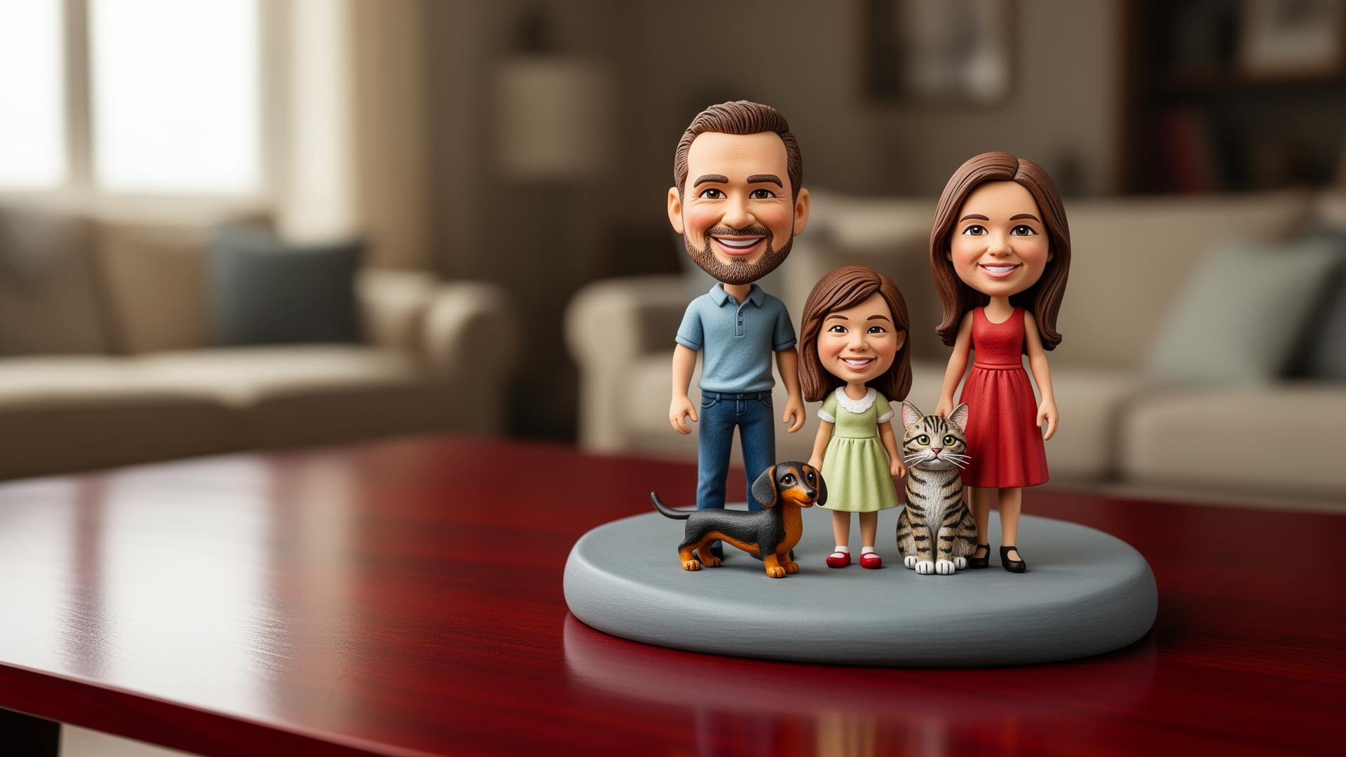 Personalisiertes Taufgeschenk Wackelfigur – personalisierte Wackelfigur Personalized Christening Bobblehead from Your Photo | Wackelwelt Manufaktur
