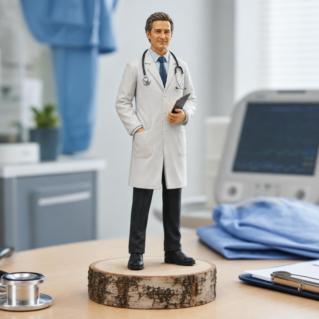 Personalised bobblehead for Personalized Doctor Bobblehead from Your Photo – order a custom bobblehead from a photo