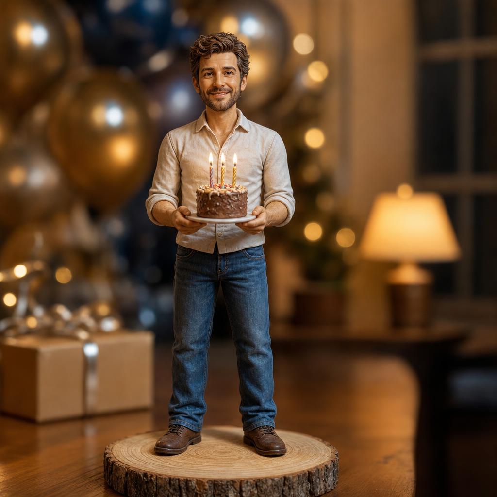 Personalised bobblehead for Personalized Birthday Bobblehead from Your Photo – order a custom bobblehead from a photo