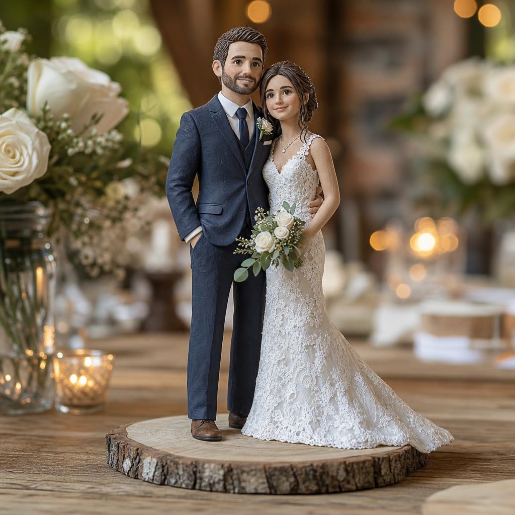 Personalised bobblehead for Personalized Wedding Bobblehead from Your Photo – order a custom bobblehead from a photo