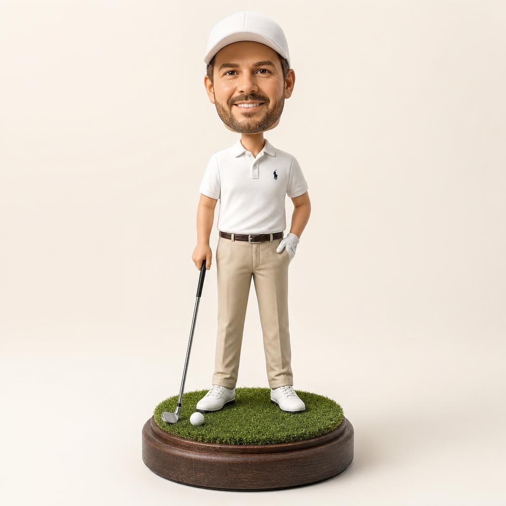 Hand-sculpted bobblehead: Sport & hobby