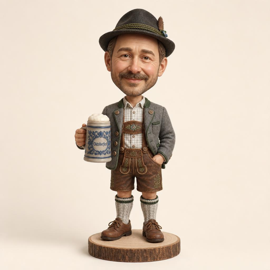 Hand-sculpted bobblehead: Traditional & costume