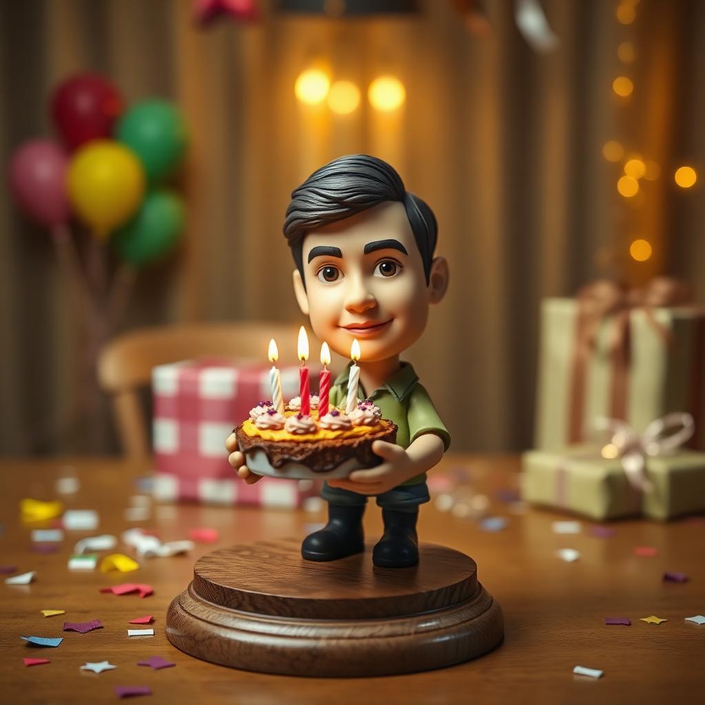 Custom bobblehead after free design preview and approval